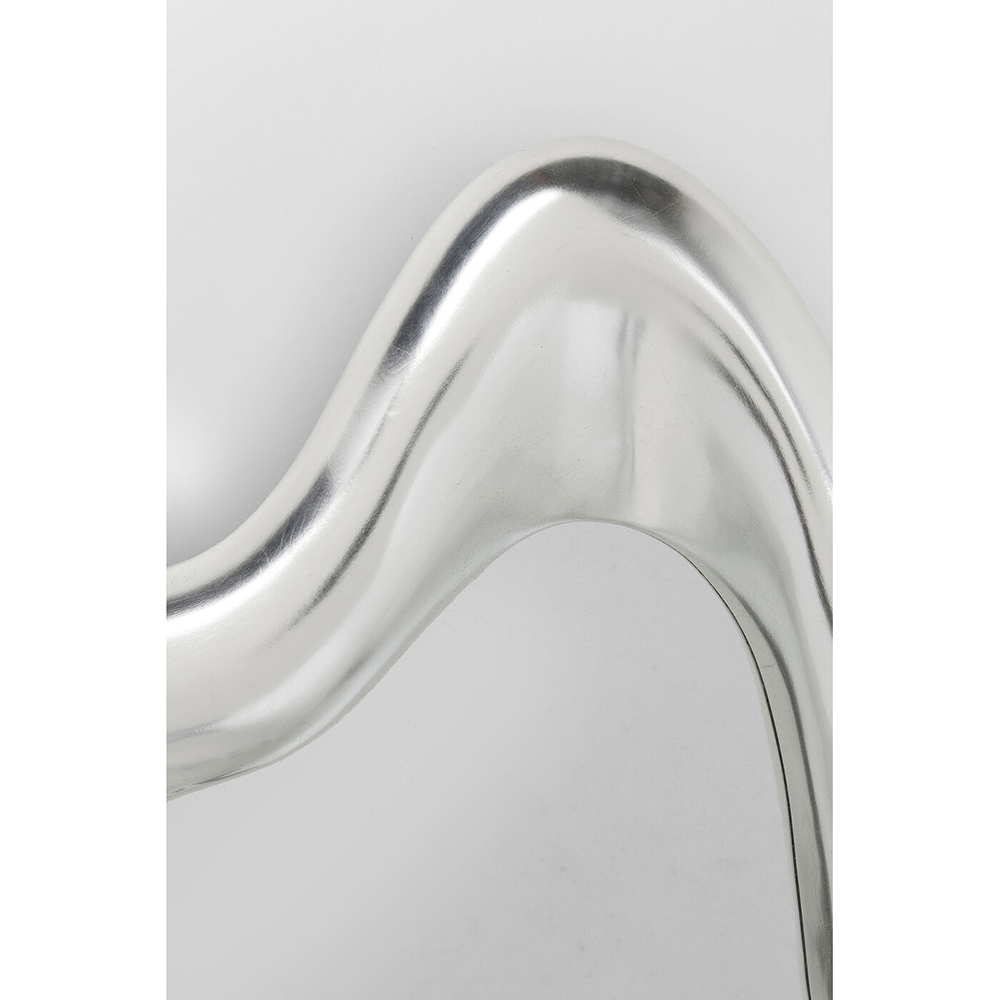 Зеркало в серебряной раме Liquid Iron