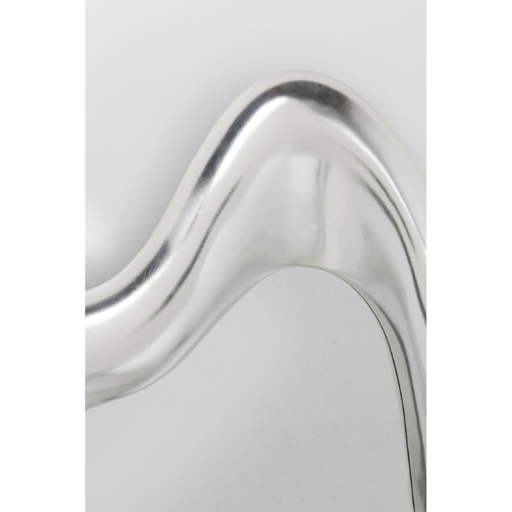 Зеркало в серебряной раме Liquid Iron