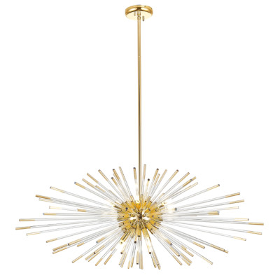 Дизайнерский светильник с лучами Morning Sun Chandelier Gold
