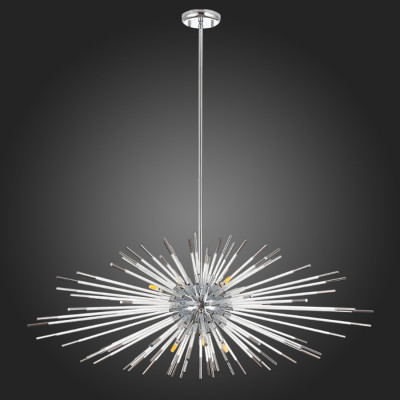 Дизайнерский светильник с лучами Morning Sun Chandelier Silver