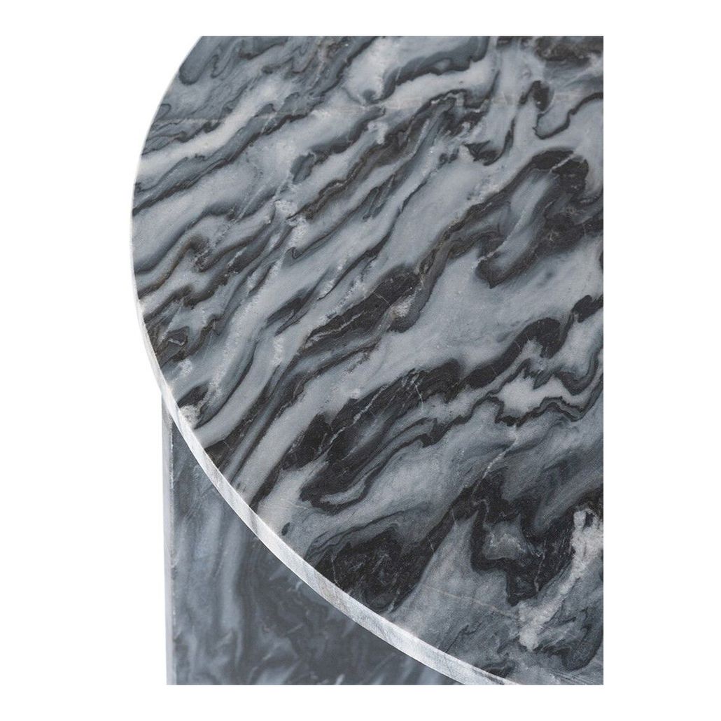 Столик кофейный с столешницей из черного мрамора Compact Black Marble Table