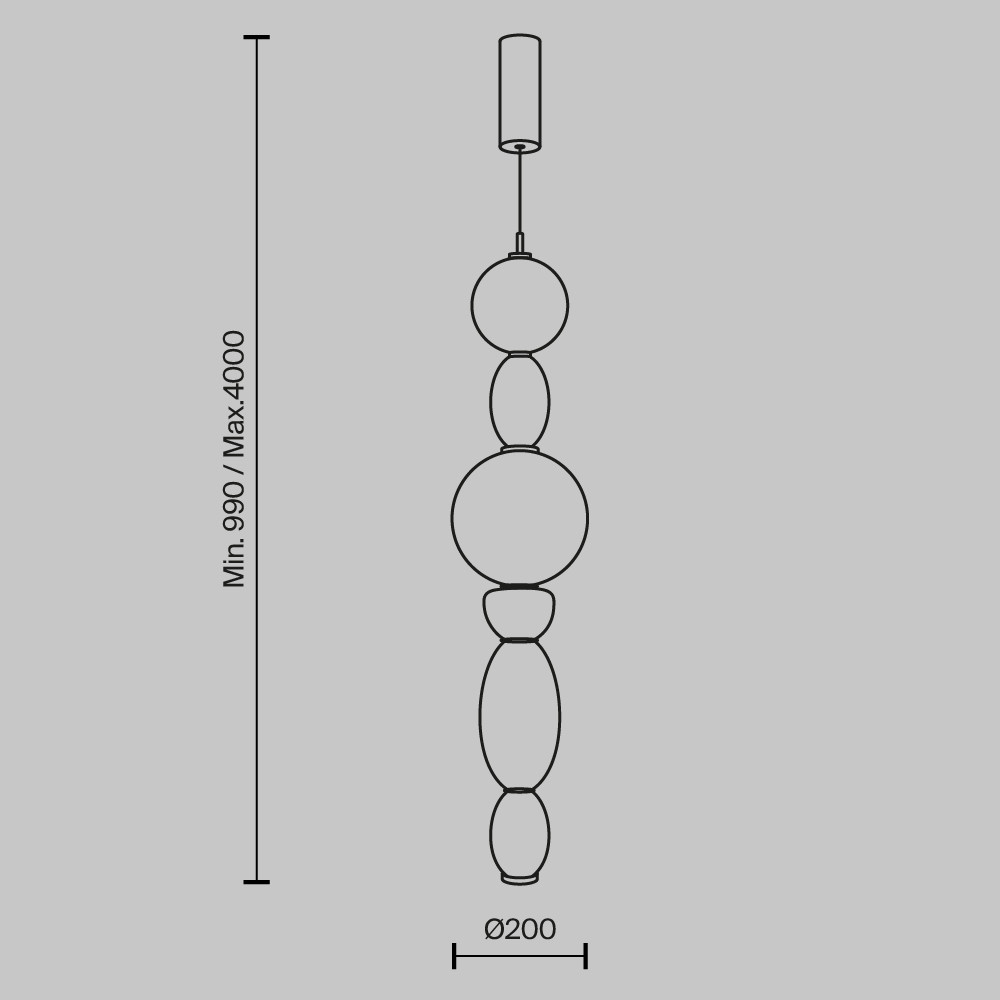 Подвесной светильник Adore LED 3000K 24Bт