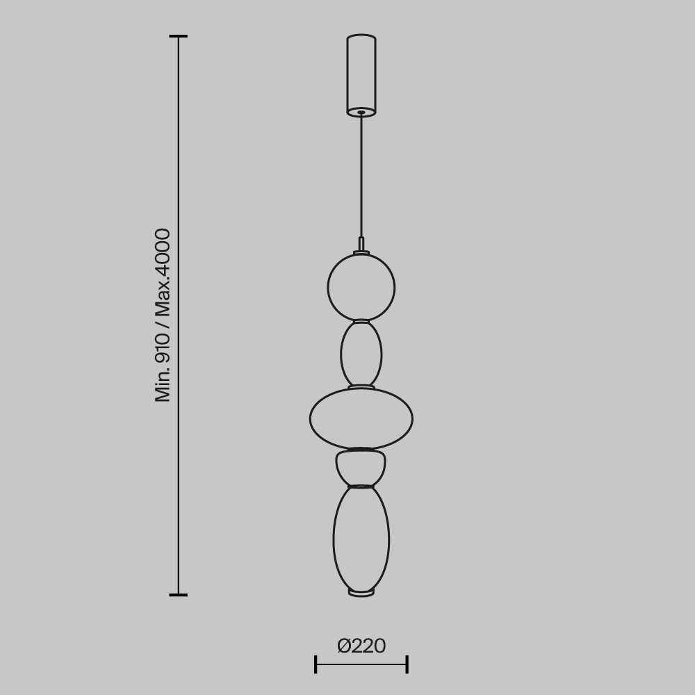 Подвесной светильник Adore LED 3000K 23Bт