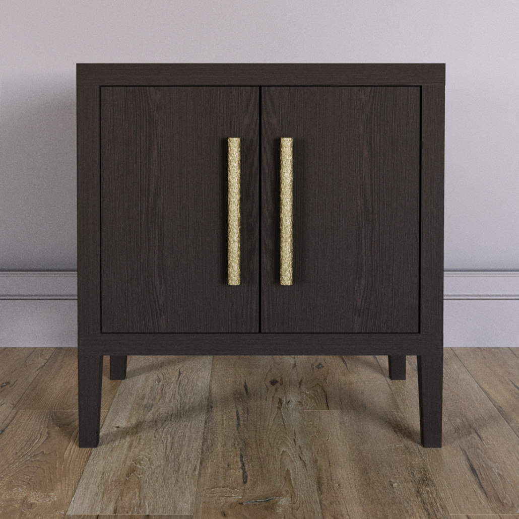 Тумбочка Primo с дверцами шпон темный орех