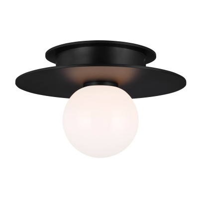 Потолочный светильник с шарообразным плафоном из белого матового стекла Generation Lighting