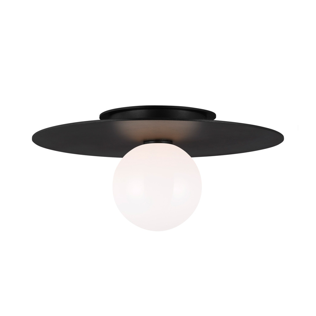 Потолочный светильник с шарообразным плафоном из белого матового стекла Generation Lighting