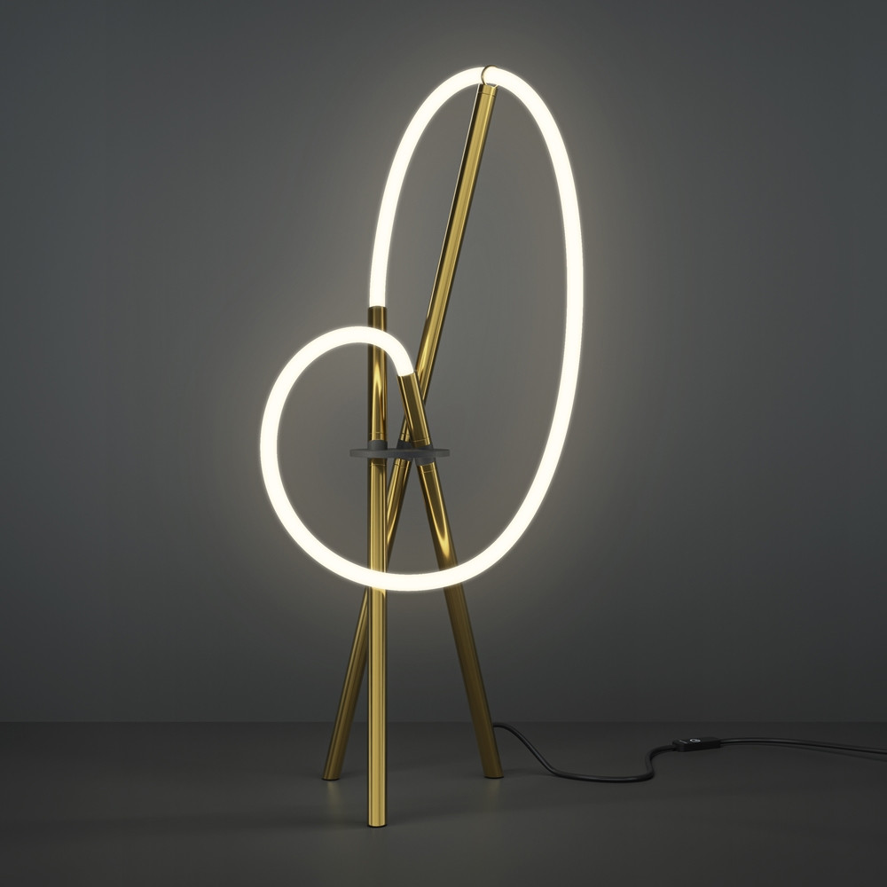Настольный светильник Crochet Brass 3000К 15Вт