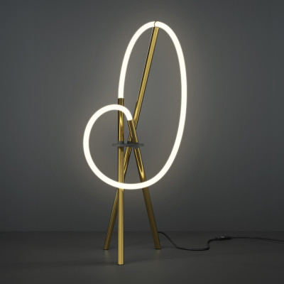 Настольный светильник Crochet Brass 3000К 15Вт