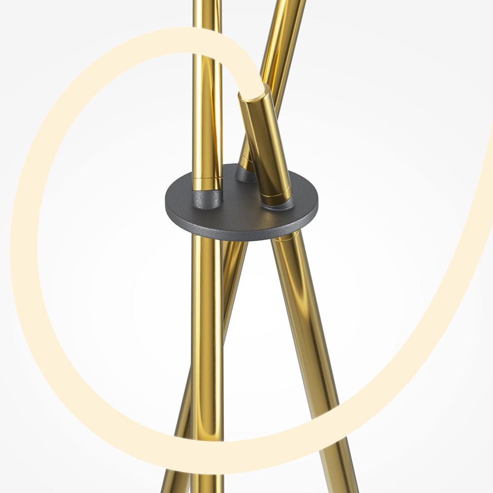 Настольный светильник Crochet Brass 3000К 15Вт