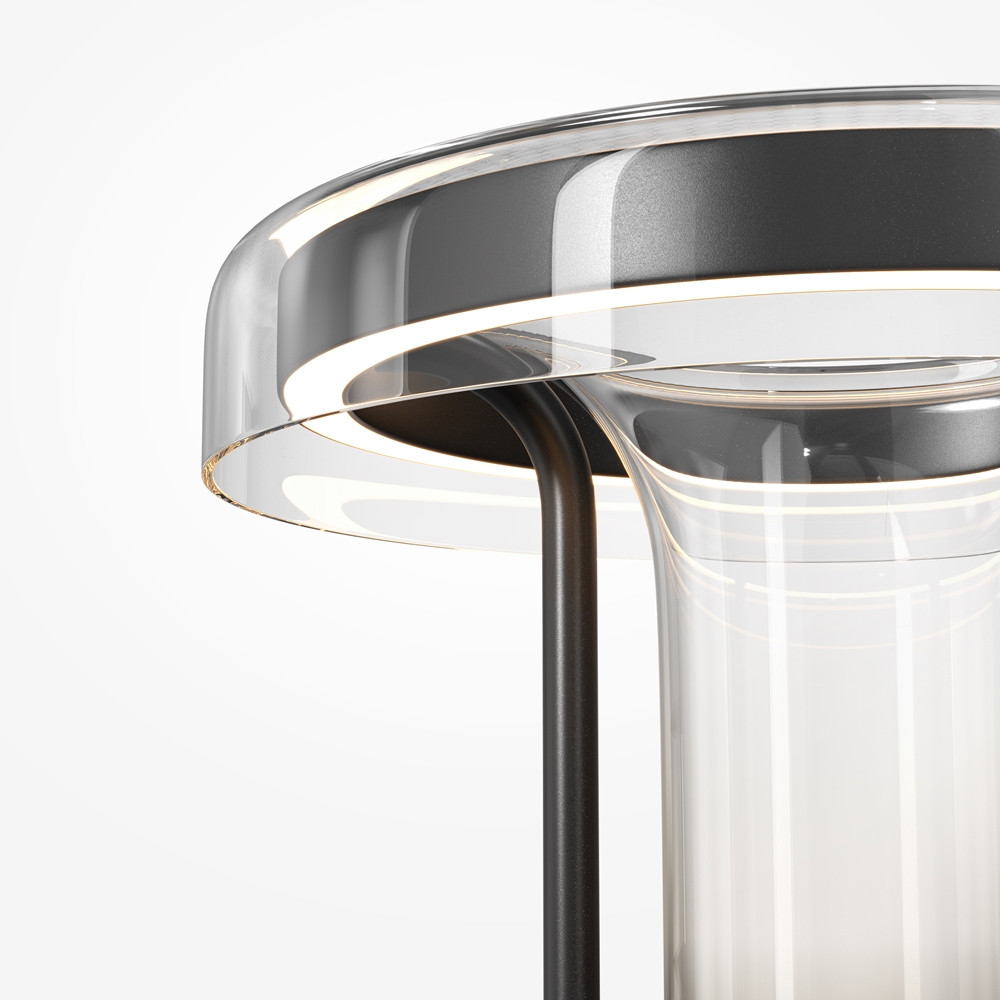 Напольный торшер светодионый Ikebana Black 3000К 24Вт