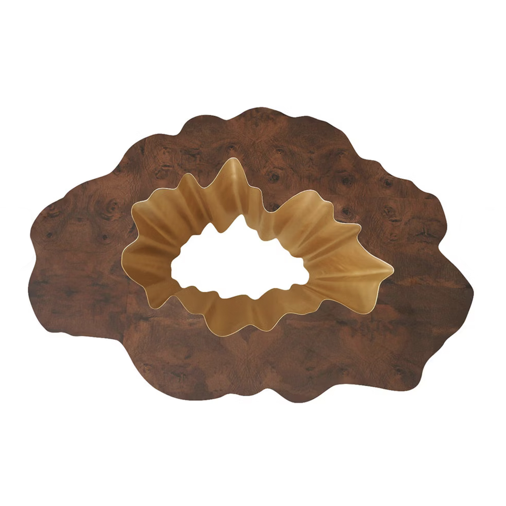 Кофейный стол Burl Exotic tree Coffee Table Black