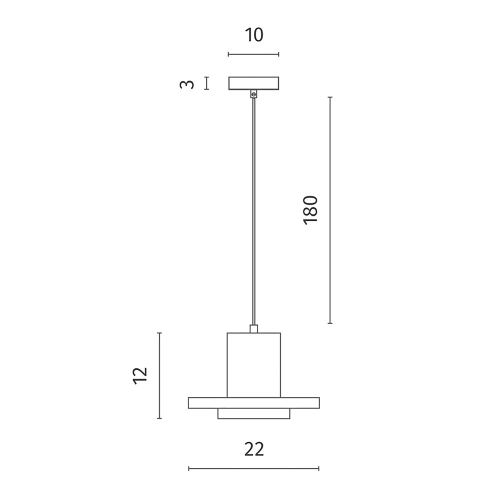 Подвесной светильник Douro Light белый мрамор