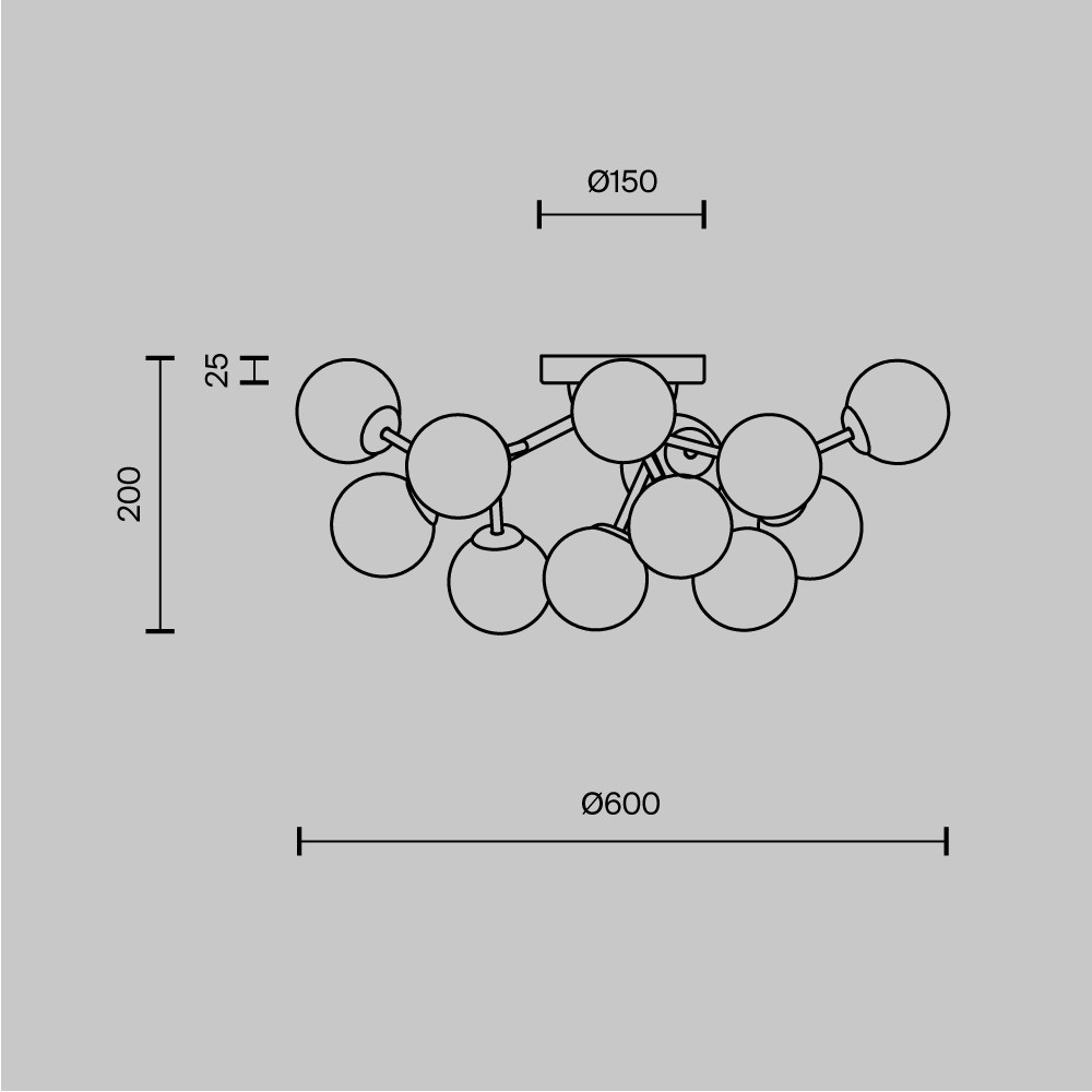 Потолочный светильник Dallas G9