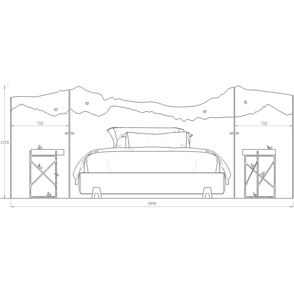 Кровать Okinawa