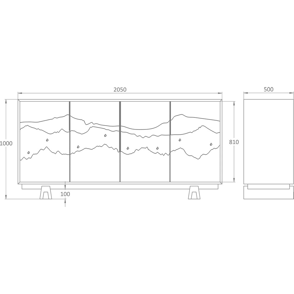 Буфет Okinawa Ginger Large