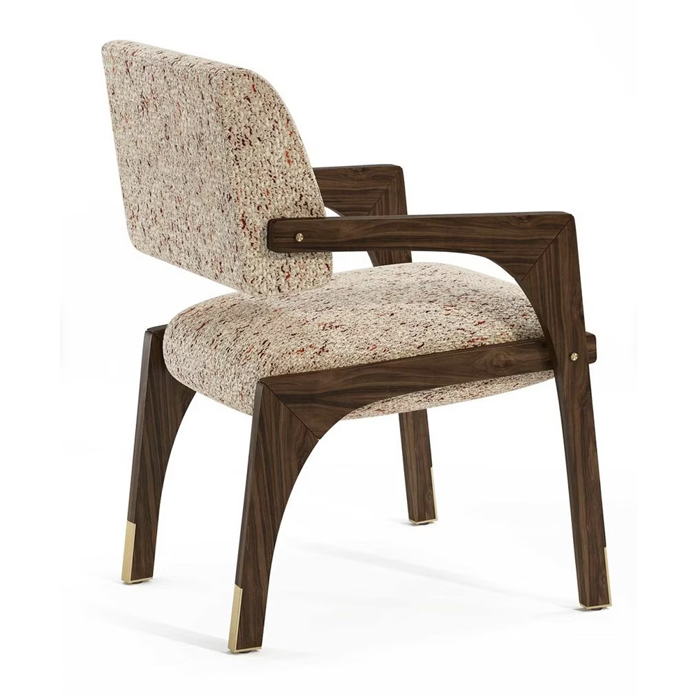 Стул Tenaine dining chair Beige and Brown