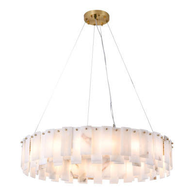 Подвесная люстра круглая Marble square Chandelier 80