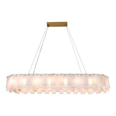 Подвесная люстра прямоугольная Marble square Chandelier
