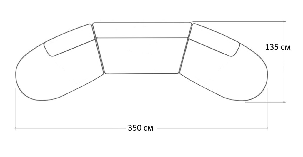 Дизайнерский модульный диван Sacramento