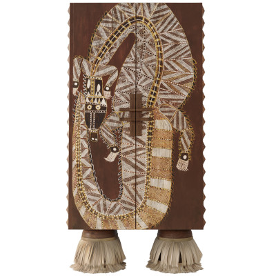 Шкаф ZANZIBAR Crocodile Brown