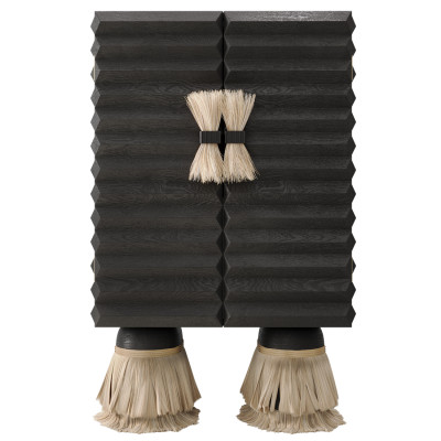 Кабинетный шкаф ZANZIBAR Relief Black