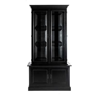 Шкаф-витрина French black