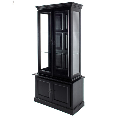 Шкаф-витрина French black