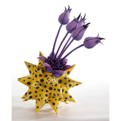 Статуэтка тропический фрукт Pandora Tropical Fruit Yellow-Violet