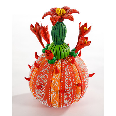 Статуэтка тропический фрукт Pandora Tropical Fruit Orange-Green