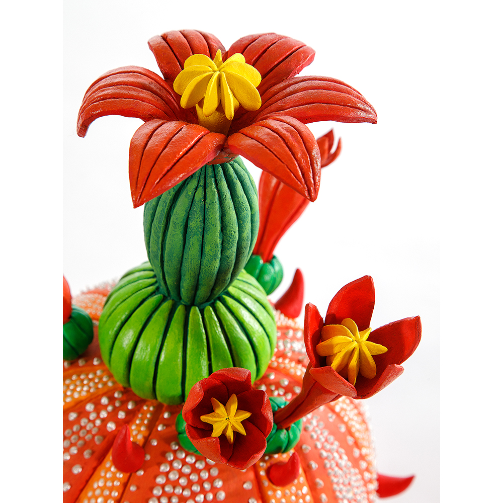 Статуэтка тропический фрукт Pandora Tropical Fruit Orange-Green