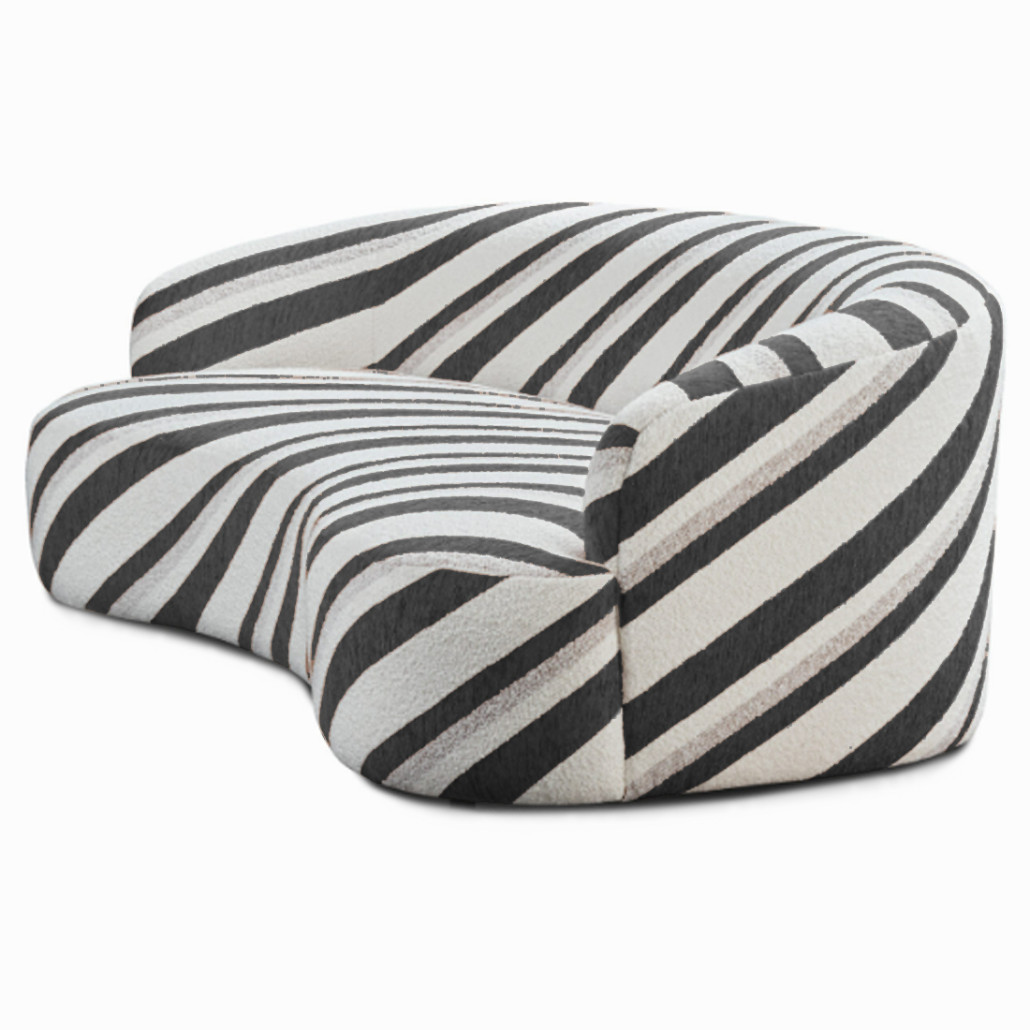 Диван Wigo Diagonal  Stripe Black