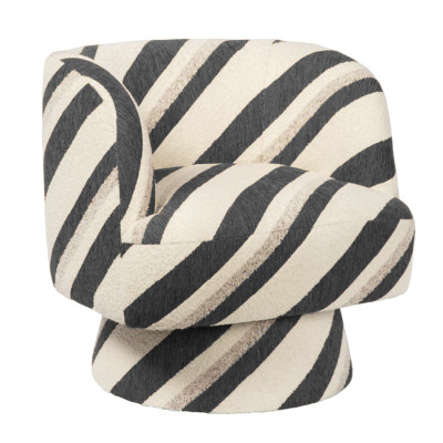 WIGO Diagonal Stripe Black