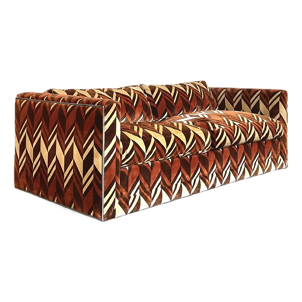 Velvet Ornament Sofa