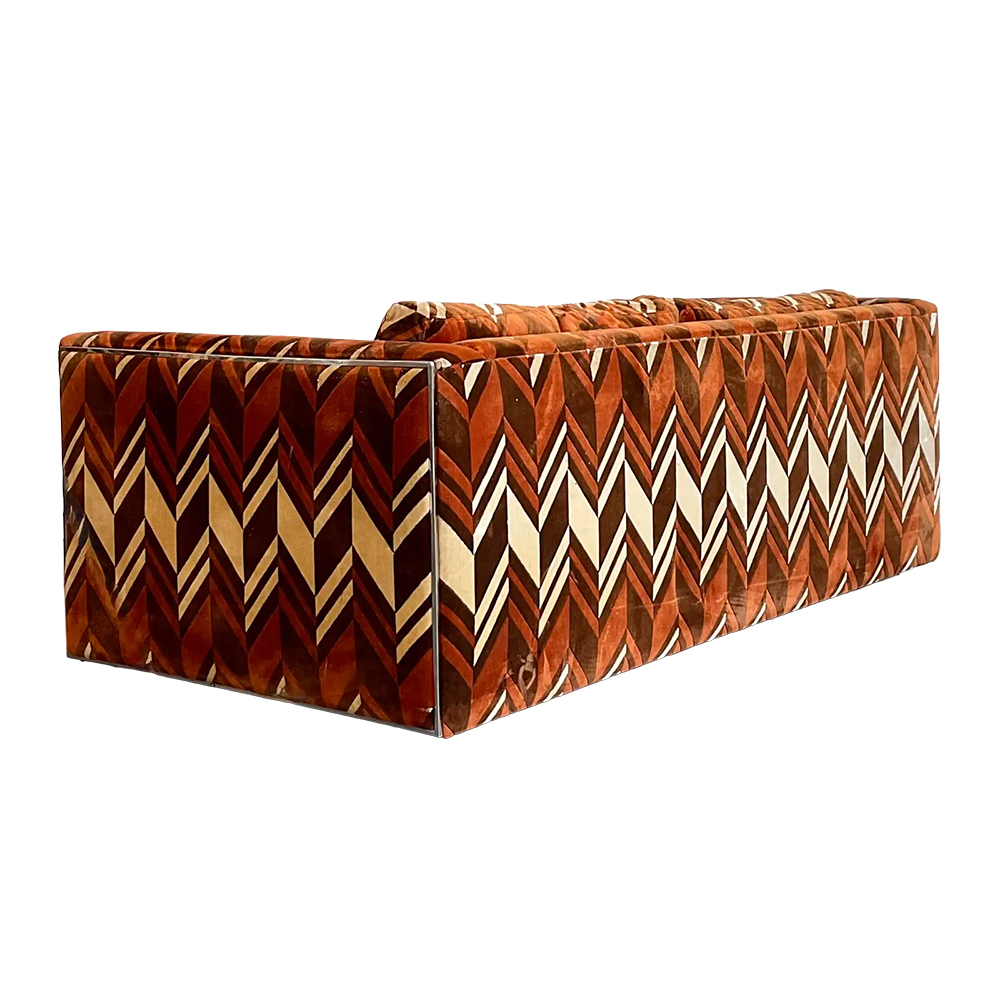 Velvet Ornament Sofa