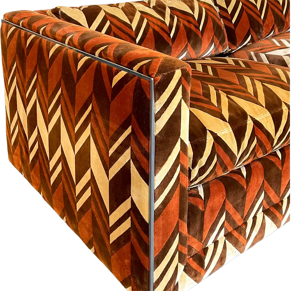 Velvet Ornament Sofa