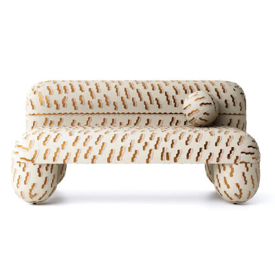 Диван GIOTTO Accent Sofa White-Gold