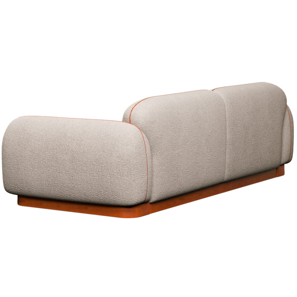 Диван Club с кожаной отделкой