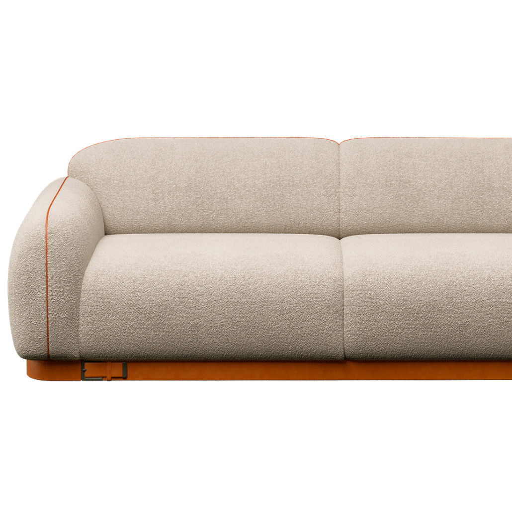 Диван Club с кожаной отделкой