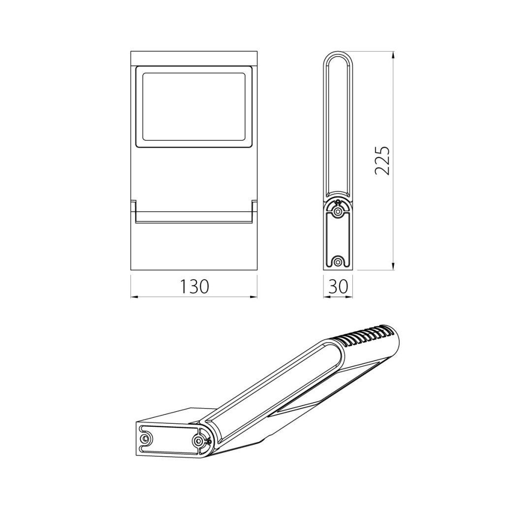 Настенный фонарь прямоугольной формы Natural Concepts