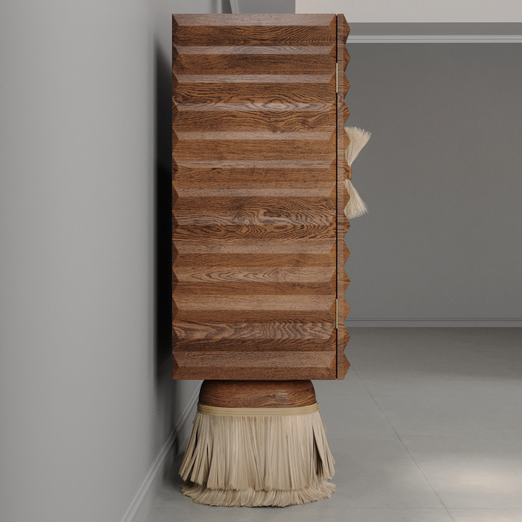 Кабинетный шкаф ZANZIBAR Relief Brown