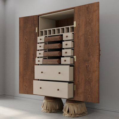 Шкаф ZANZIBAR Crocodile Brown