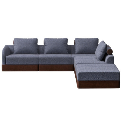 Современный Угловой Диван SOHO отделка из натуральной кожи