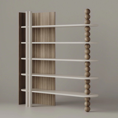 Стеллаж NOEMI Light Tree с полками