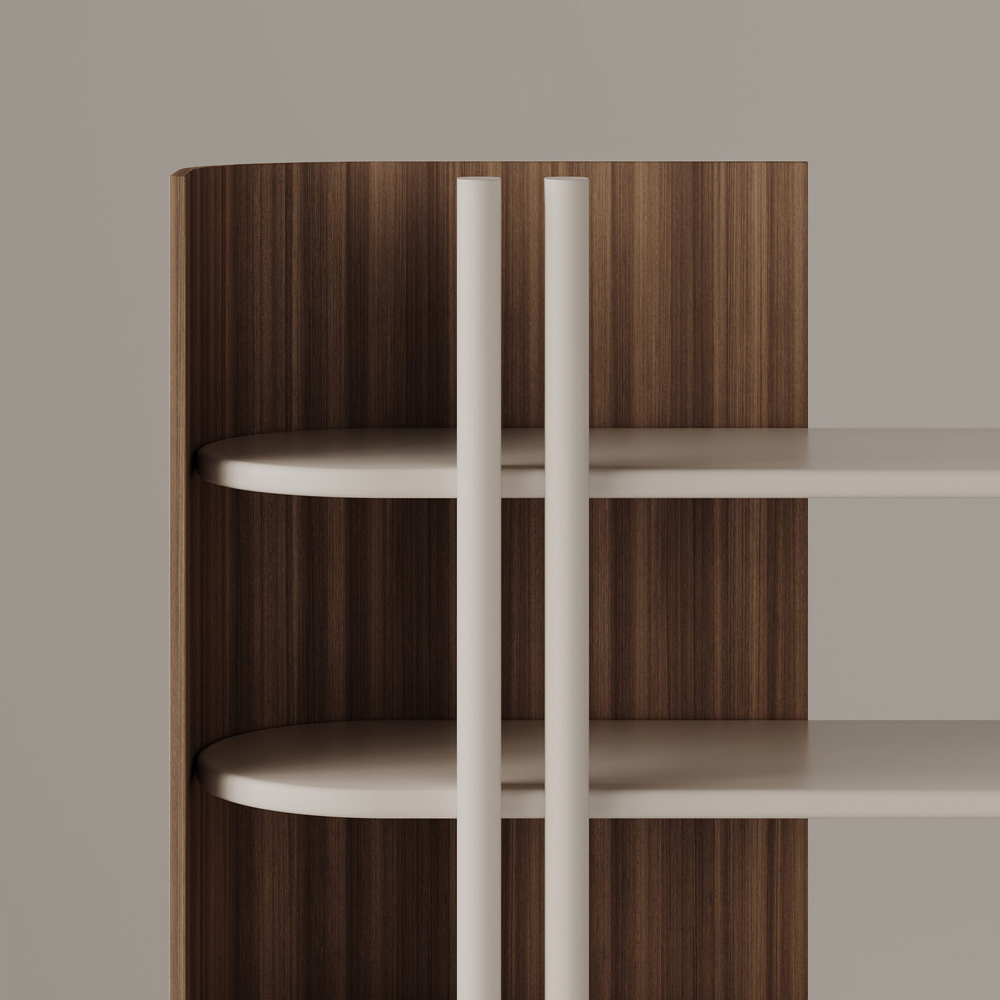 Стеллаж NOEMI Light Tree с полками