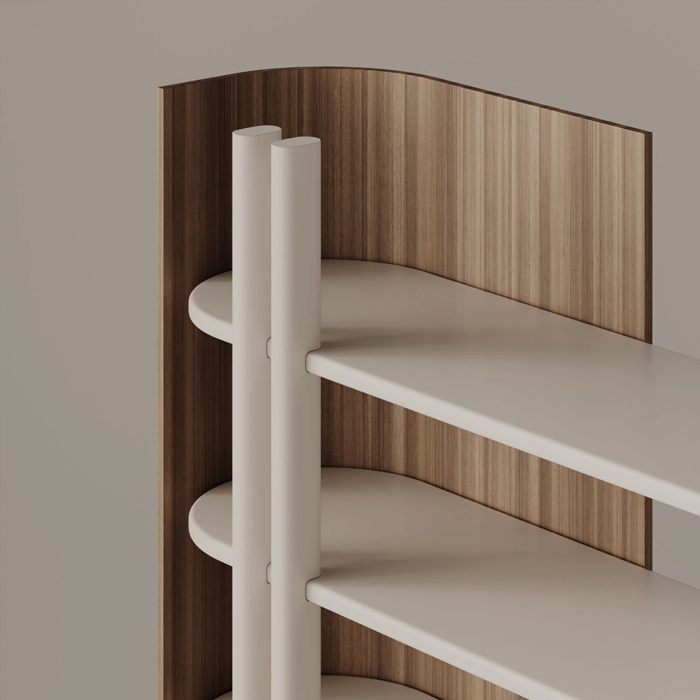 Стеллаж NOEMI Light Tree с полками