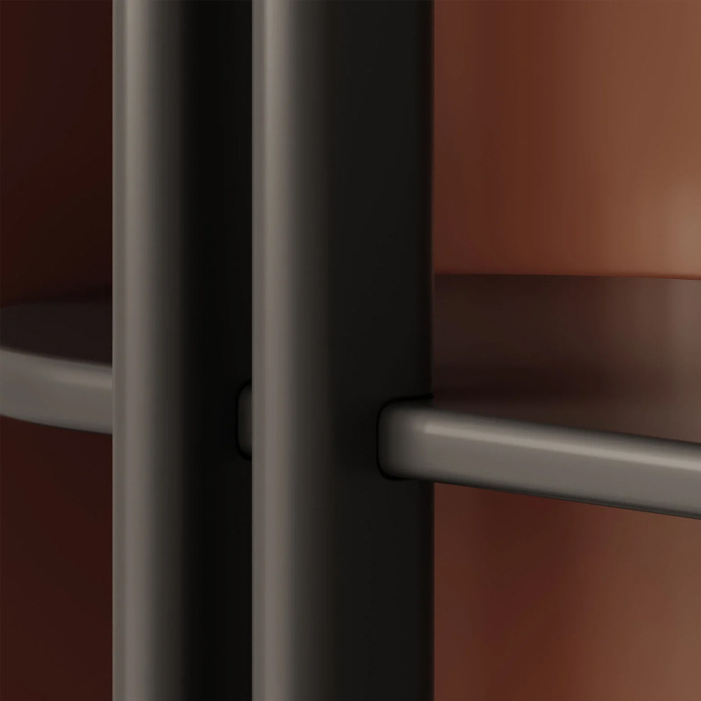 Стеллаж NOEMI  Brown с полками Коричневый