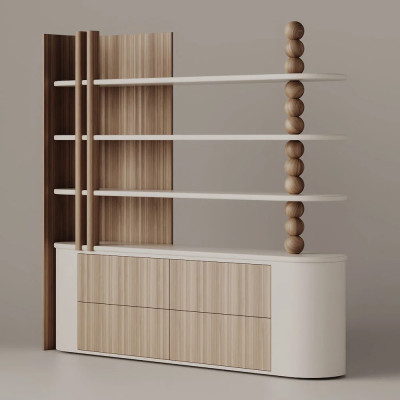 Стеллаж с тумбой NOEMI Large