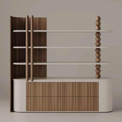 Стеллаж с тумбой NOEMI Large