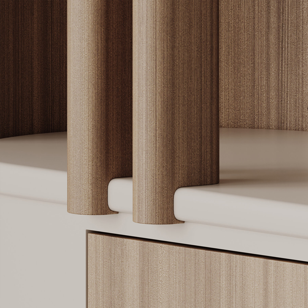 Стеллаж с тумбой NOEMI  Large