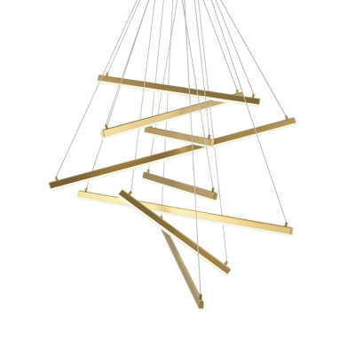 Люстра подвесная Line 2600-3500К 90Вт